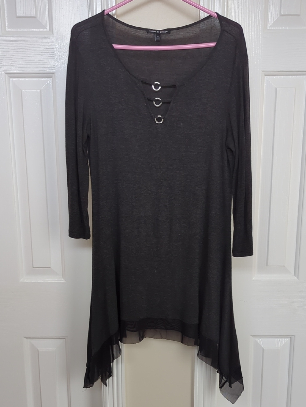 Cable & Gauge Soft Tunic
